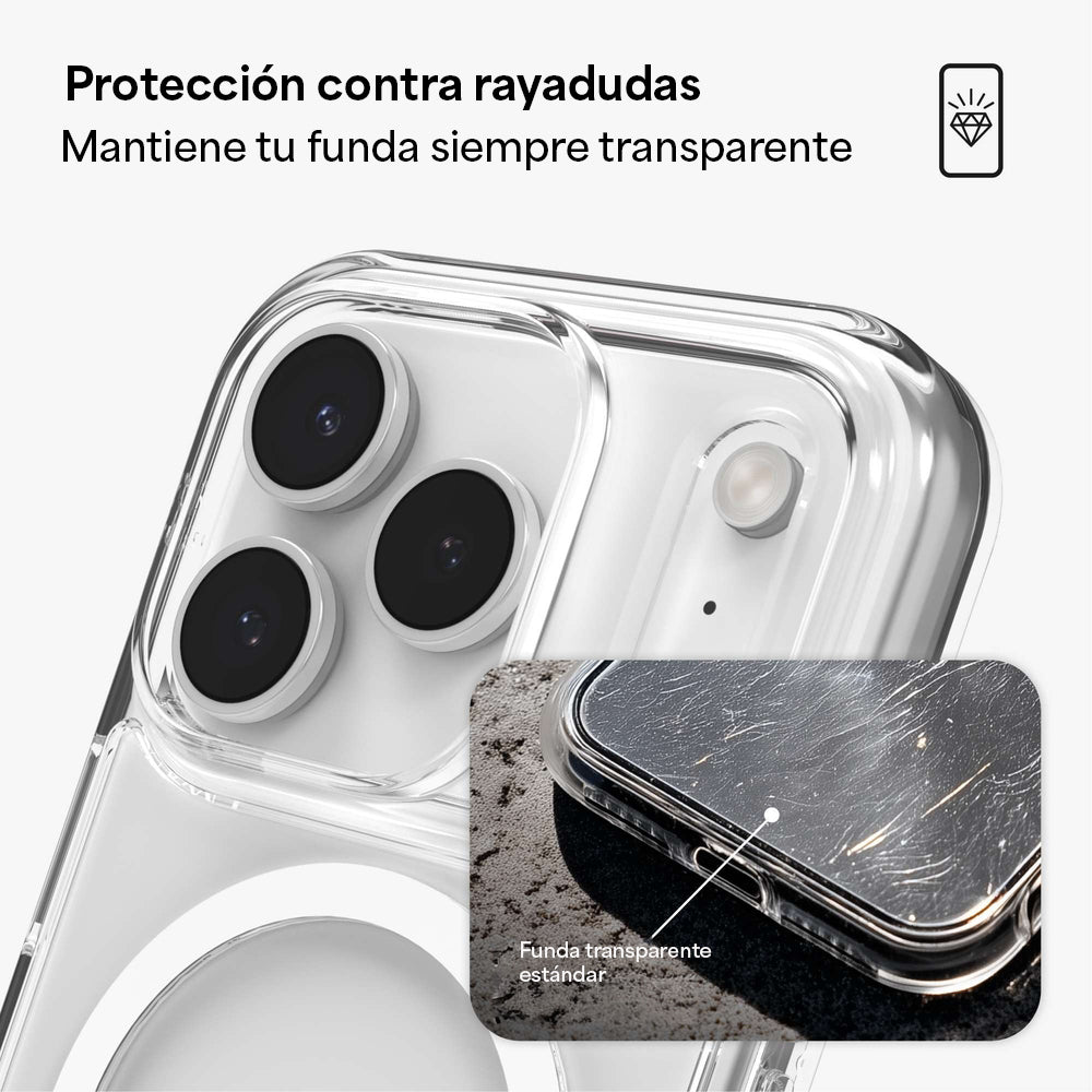 CASE ZAGG CRYSTAL PALACE SNAP IPHONE 17 PRO CON BOTÓN PARA CÁMARA Y MAGSAFE - 7