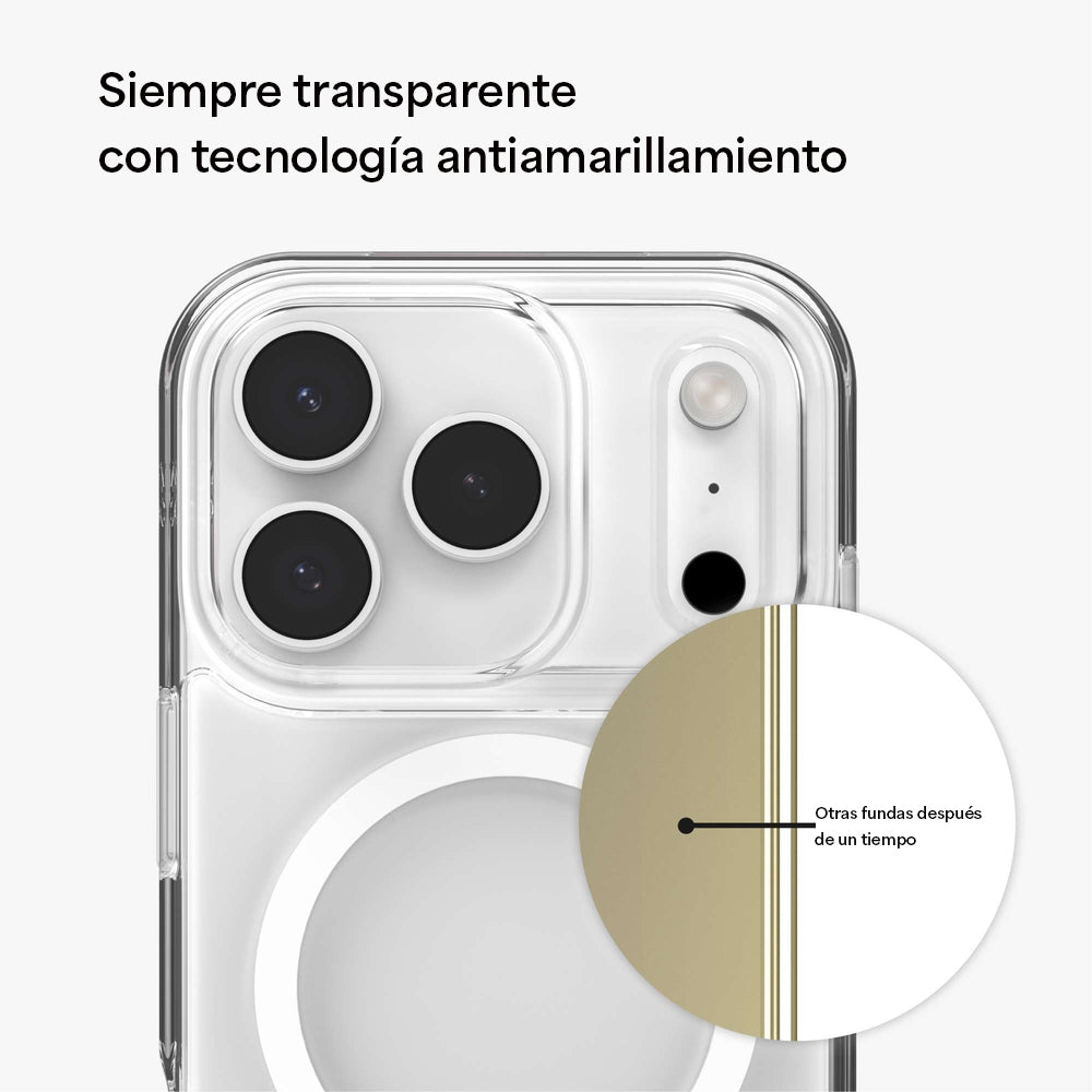 CASE ZAGG CRYSTAL PALACE SNAP IPHONE 17 PRO CON BOTÓN PARA CÁMARA Y MAGSAFE - 9