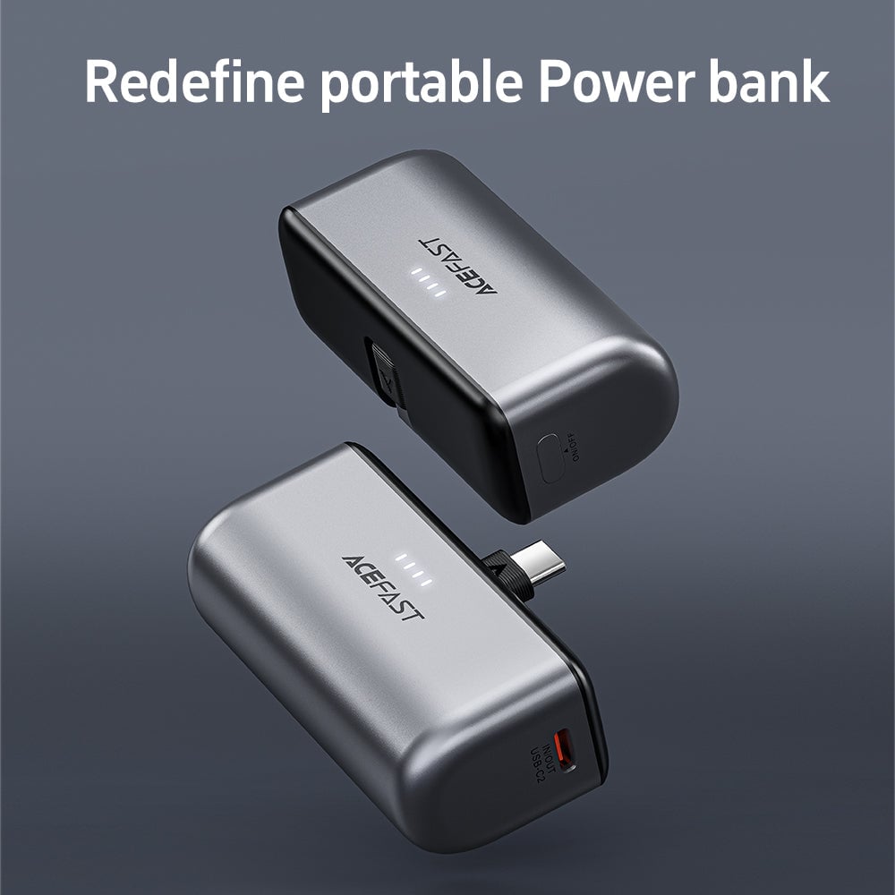 CARGADOR PORTÁTIL ACEFAST 5000MAH PD 20W CÁPSULA - 2