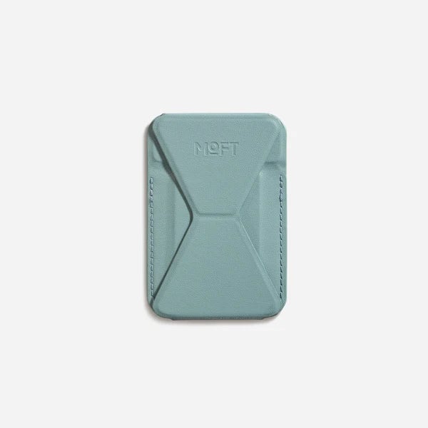 TARJETERO MANGNÉTICO CON STAND MOFT MOVAS PARA IPHONE – SEAFOAM - 1