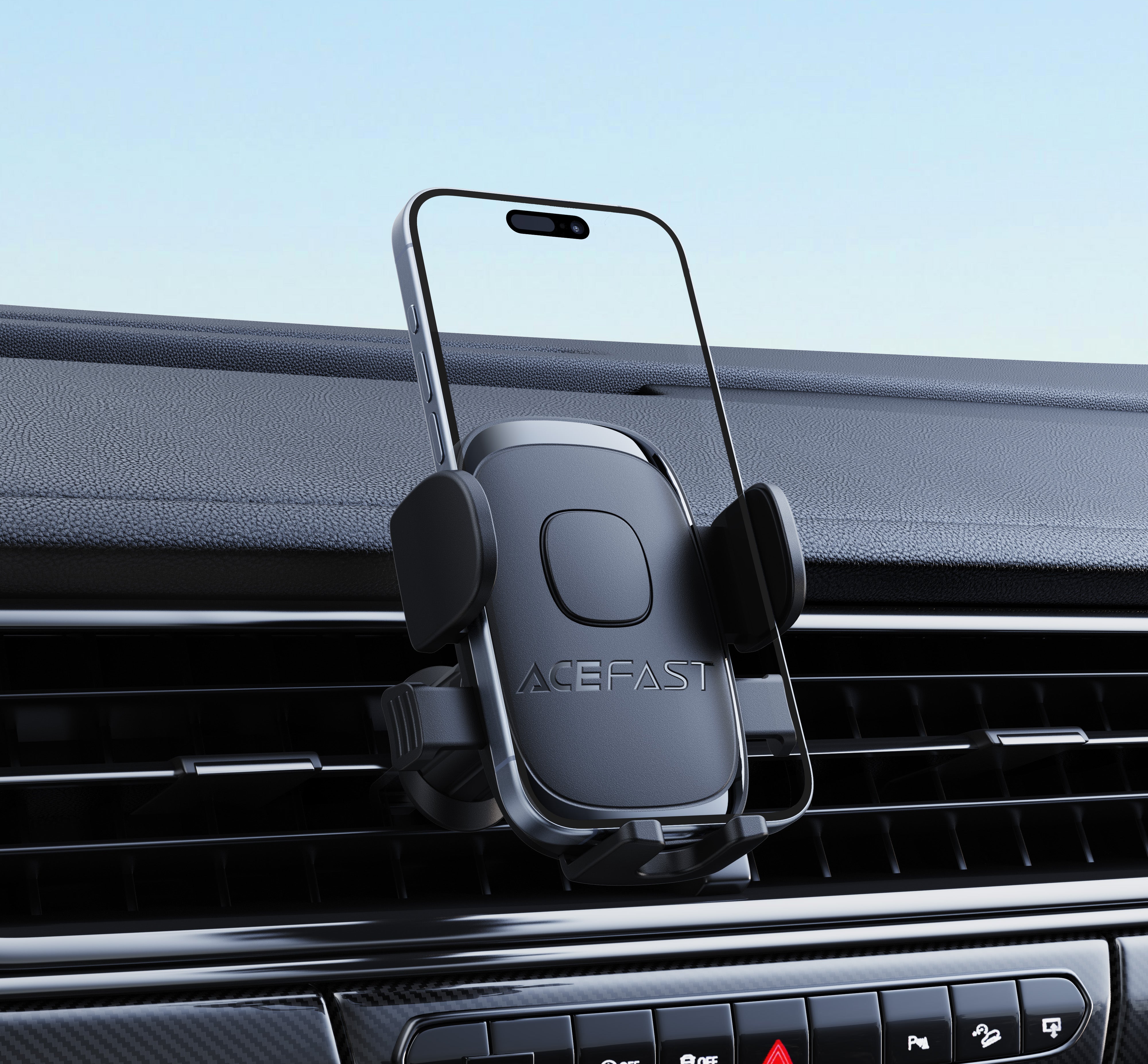 SOPORTE DE AUTO ACEFAST ONE-KEY LOCK PARA REJILLA DE VENTILACIÓN 360 - 6