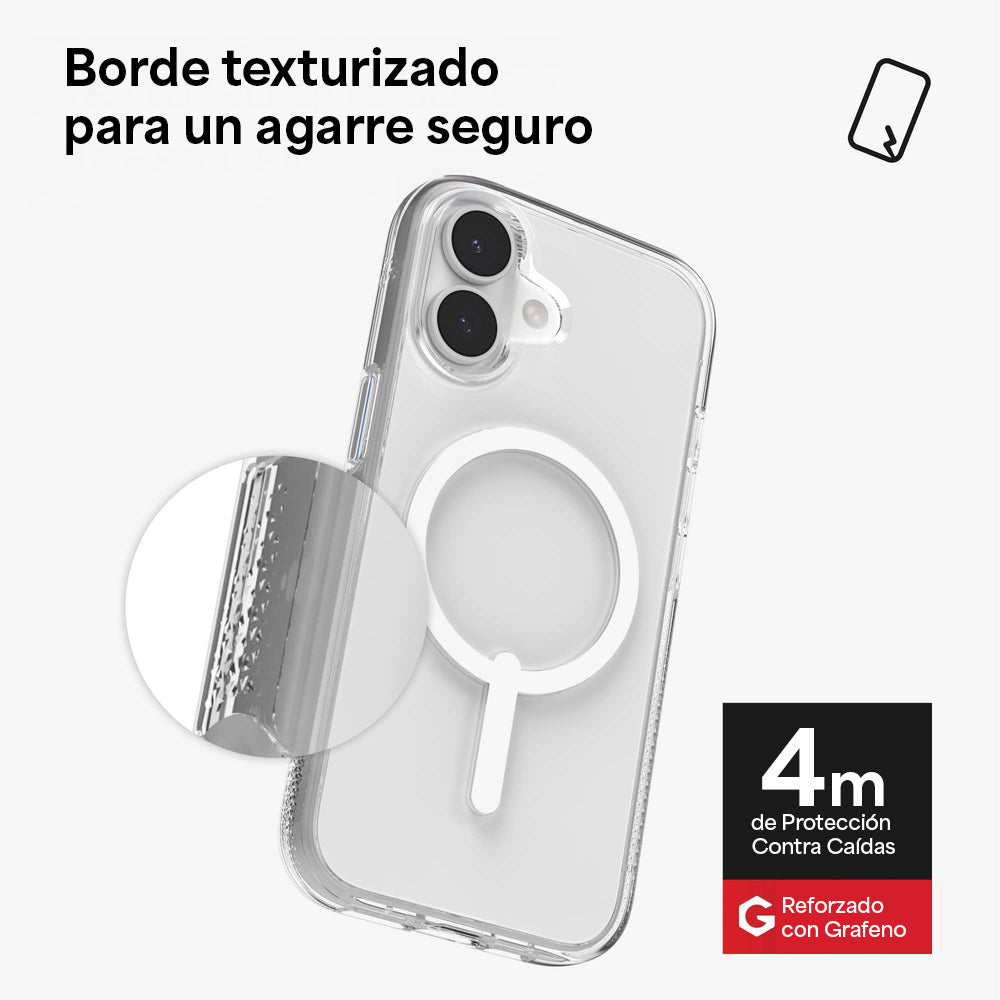 CASE ZAGG CRYSTAL PALACE SNAP IPHONE 17 CON BOTÓN PARA CÁMARA Y MAGSAFE - 8