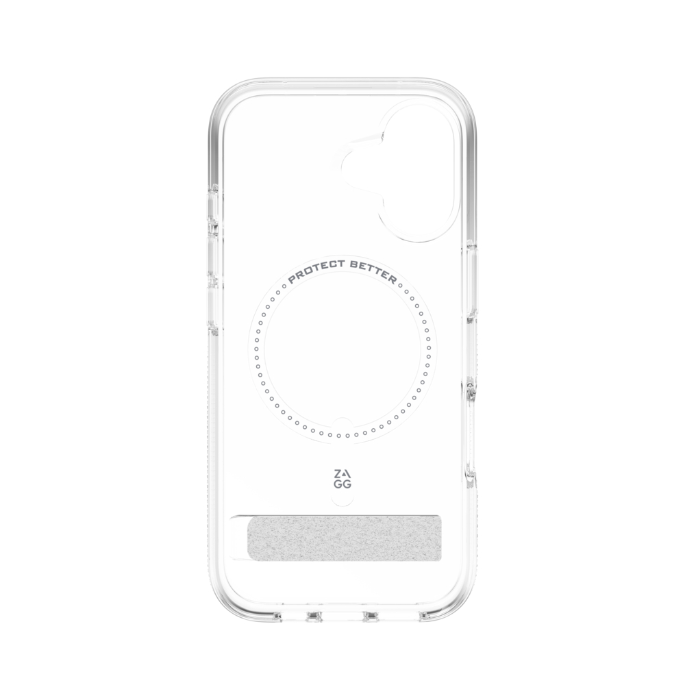 CASE ZAGG CRYSTAL PALACE SNAP IPHONE 17 CON MAGSAFE Y SPORTE TRASERO - TRANSPARENTE - 2