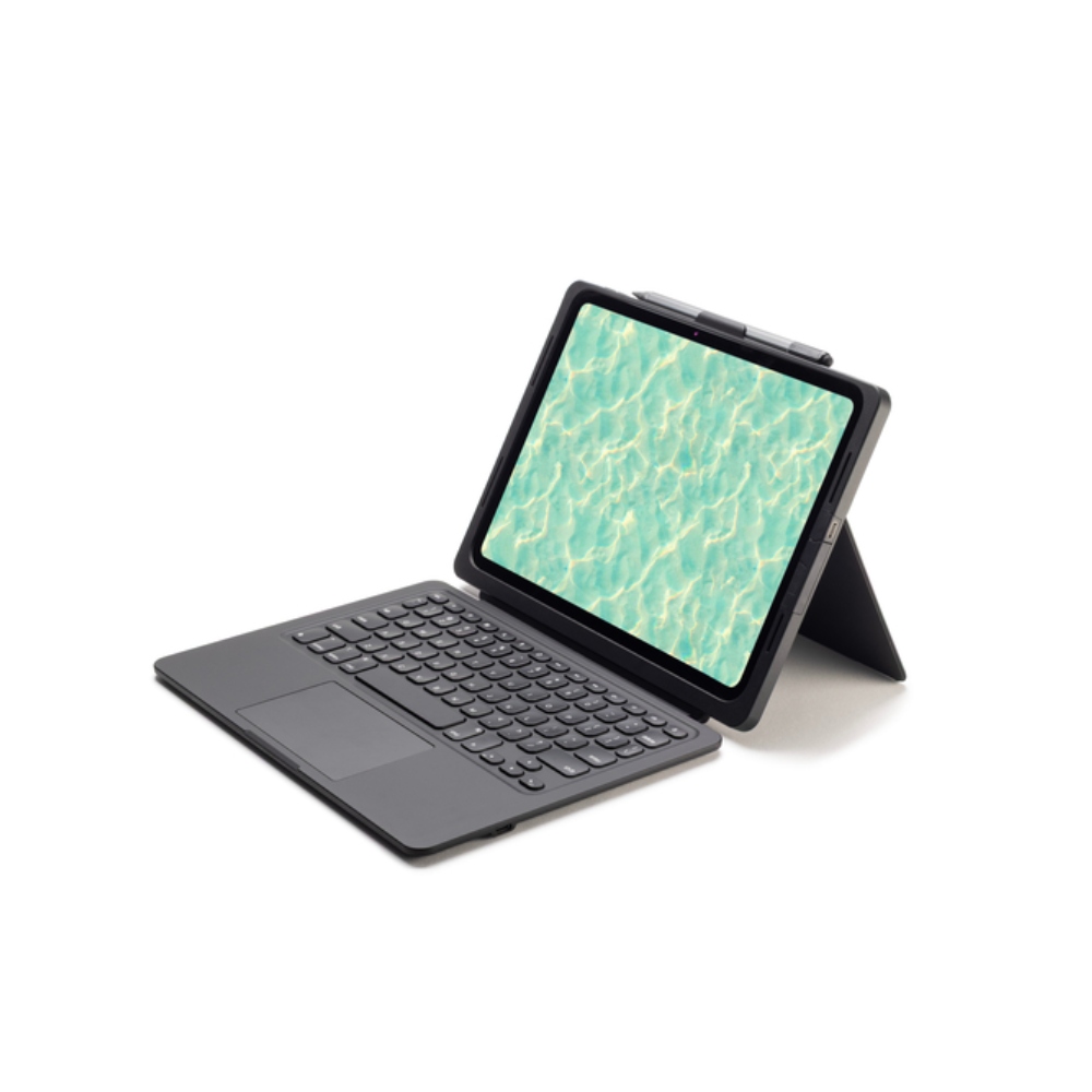 TECLADO CON FUNDA CON TRACKPAD, SOPORTE INTEGRADO PARA IPAD A16/GEN10 - 1