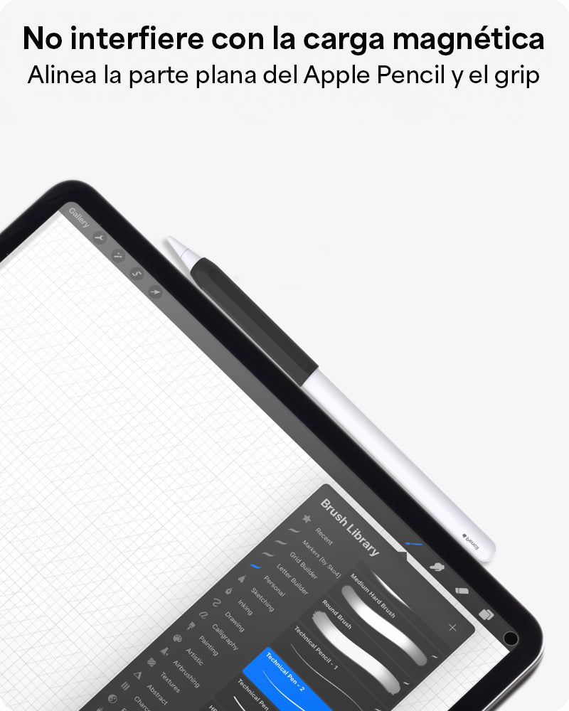 GRIP DE SILICONA ZAGG PARA APPLE PENCIL - SET DE 2 UNIDADES COLOR NEGRO/BLANCO - 4