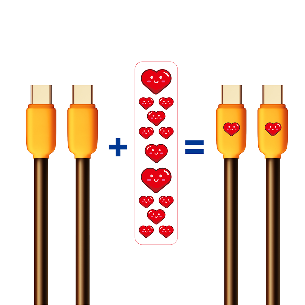 CABLE YOOKIE CHOCOLATE BAR USB-C A USB-C - 3