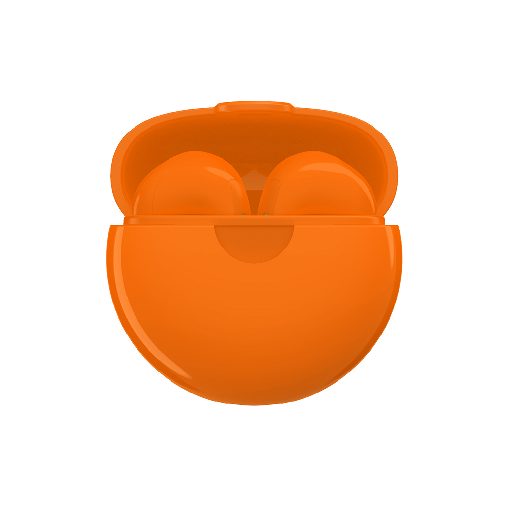 AUDÍFONO YOOKIE RAINBOW BEAN TWS NARANJA - 2