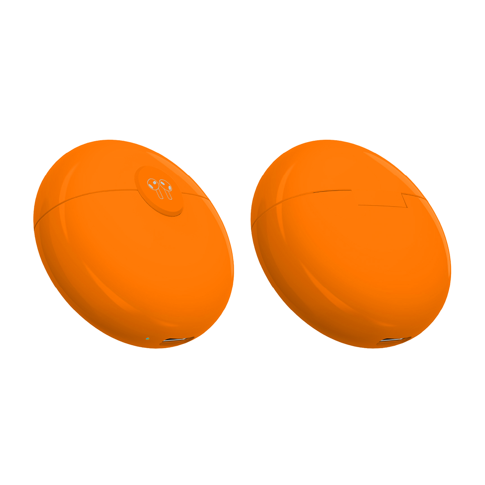 AUDÍFONO YOOKIE RAINBOW BEAN TWS NARANJA - 3
