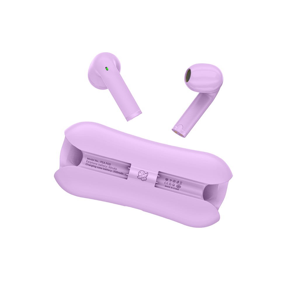 AUDÍFONO YOOKIE PEA POD TWS VIOLETA - 3