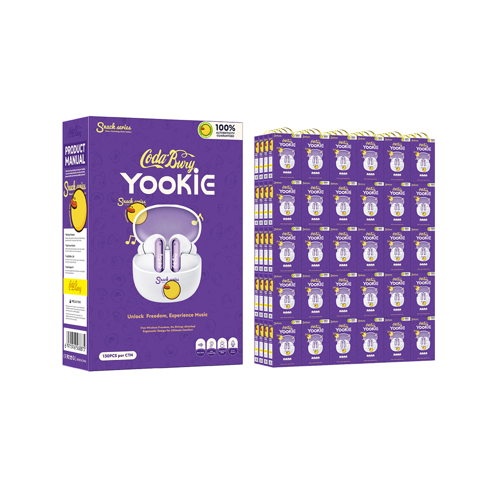AUDÍFONO YOOKIE CODABURY TWS VIOLETA - 4