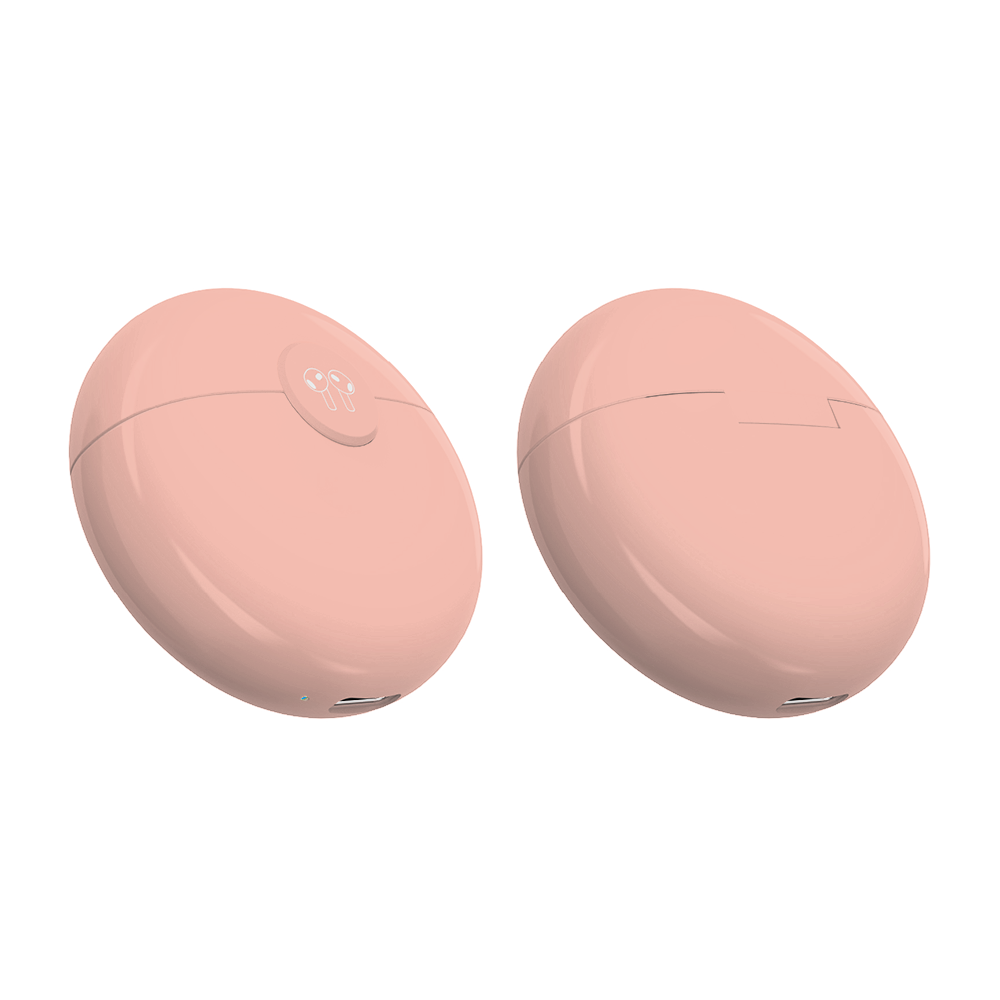 AUDÍFONO YOOKIE RAINBOW BEAN TWS ROSADO - 3