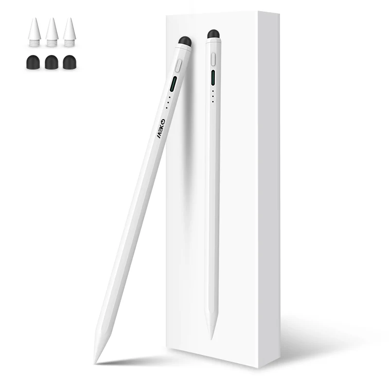 LÁPIZ ÓPTICO 2DA GENERACIÓN MEKO COLOR BLANCO - 1