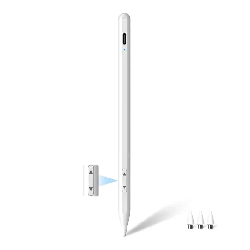 LÁPIZ ÓPTICO MEKO COMPATIBLE ANDROID Y IOS COLOR BLANCO - 1