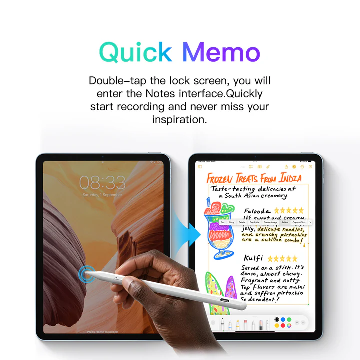 LÁPIZ ÓPTICO MEKO COMPATIBLE ANDROID Y IOS COLOR BLANCO - 4