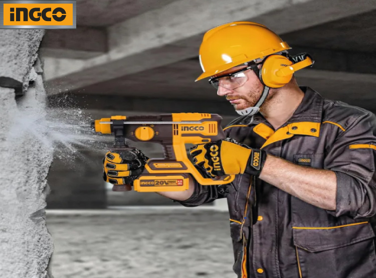 ROTOMARTILLO BRUSHLESS INGCO 20V 2.0J SDS PLUS CRHLI20208 - 5