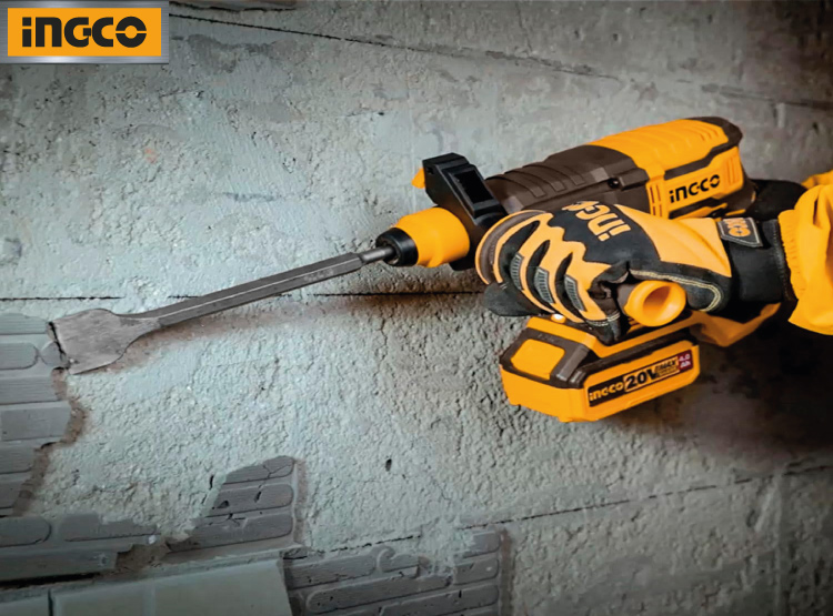 ROTOMARTILLO BRUSHLESS INGCO 20V 2.0J SDS PLUS CRHLI20208 - 6