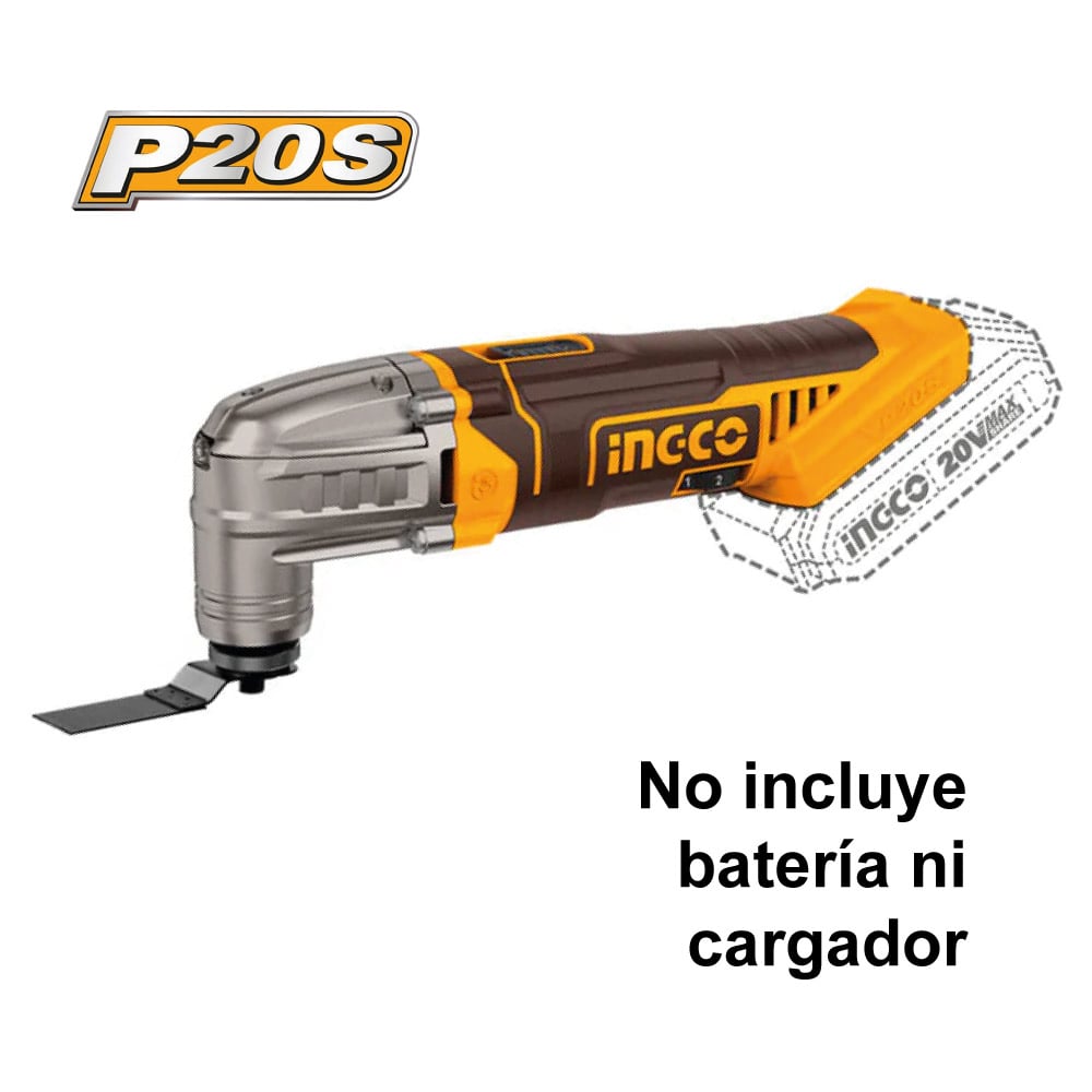 HERRAMIENTA MULTIFUNCIÓN INGCO CMLI2022 20V + ACCESORIOS - 2