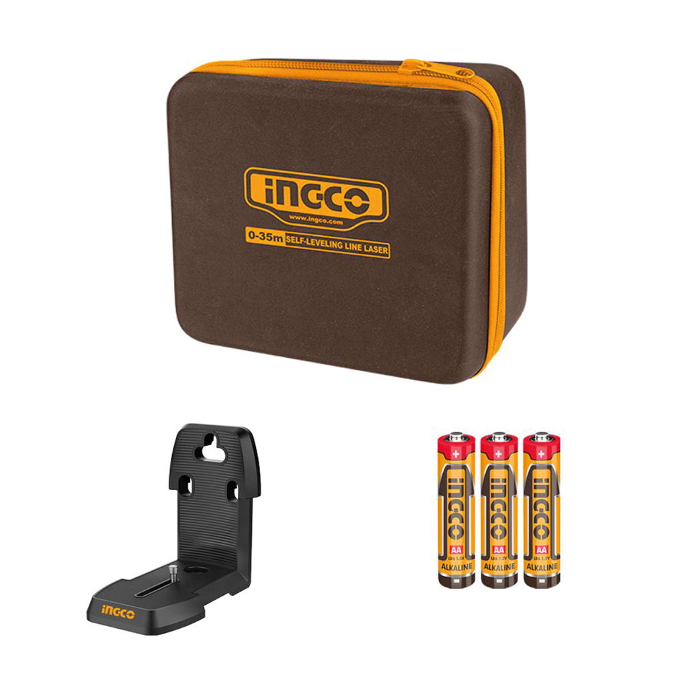NIVEL LÁSER AUTONIVELANTE LÍNEA ROJO INGCO 18M HLL156503 - 3