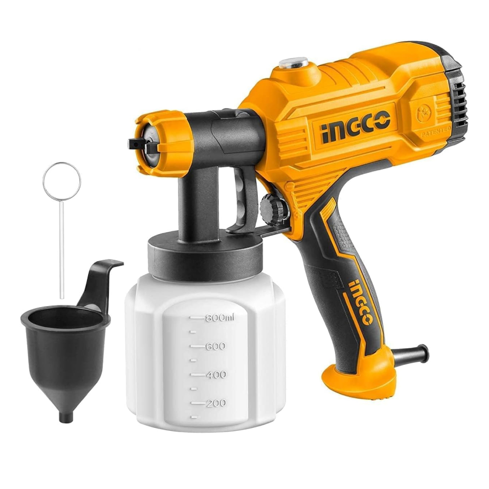 COMBO TALADRO ATORNILLADOR INGCO 12V CDLI1218 + PISTOLA PARA PINTAR INGCO 450W SPG3508 - 4