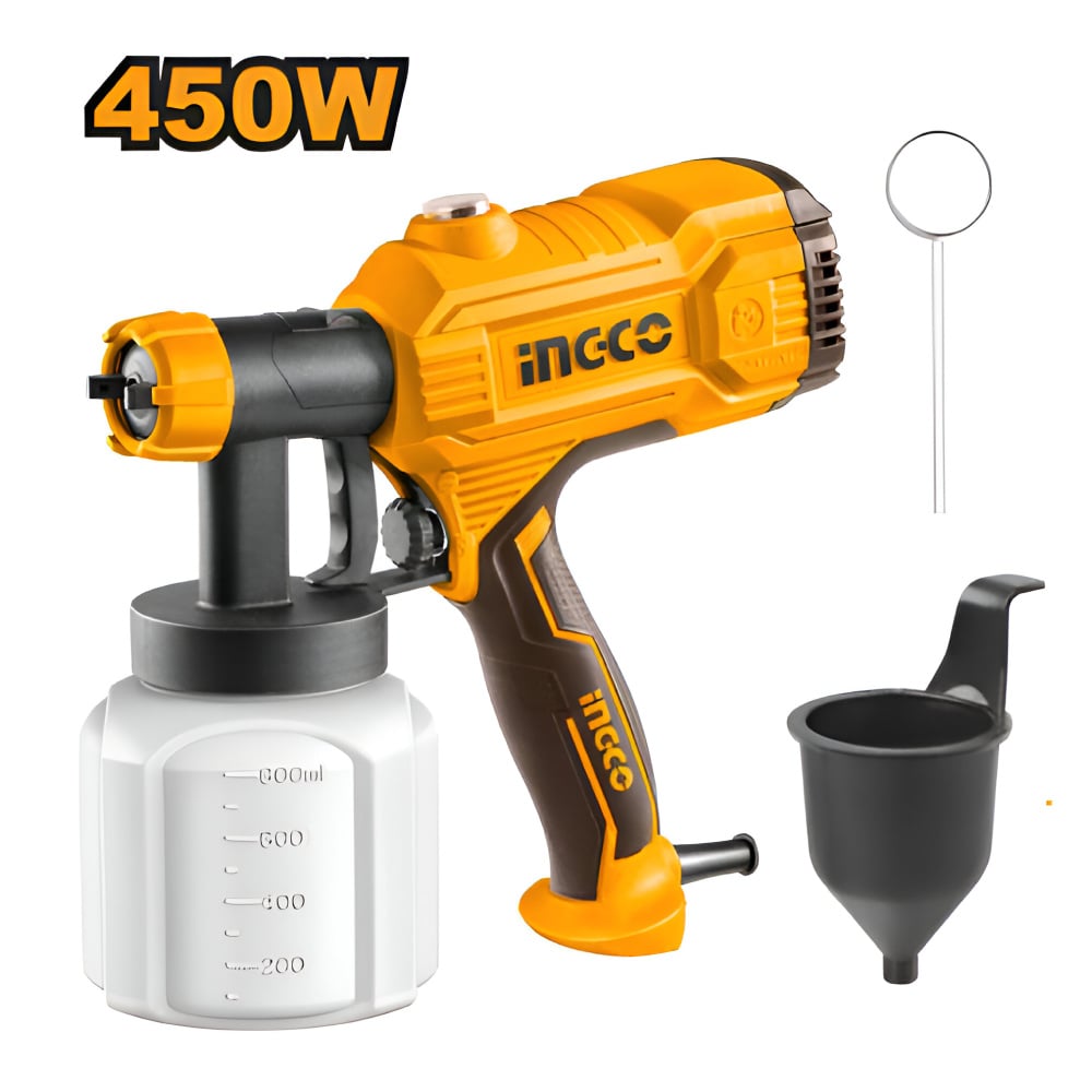 COMBO ATORNILLADOR INGCO 12V CDLI1218 + PISTOLA PINTAR 450W SPG3508 + PISTOLA CALOR 2000W HG200078 - 4