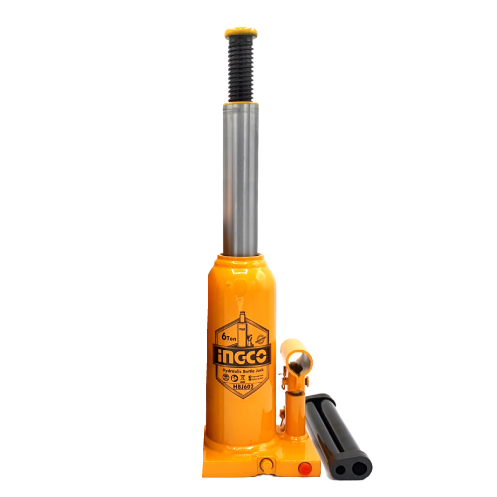 GATA HIDRÁULICA TIPO BOTELLA 6 TONELADAS INGCO HBJ602 - 5