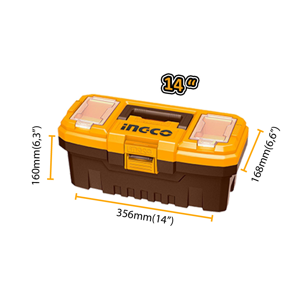 SET 3 CAJAS DE HERRAMIENTAS INGCO 14” 17” 20” PBXK0301 - 2