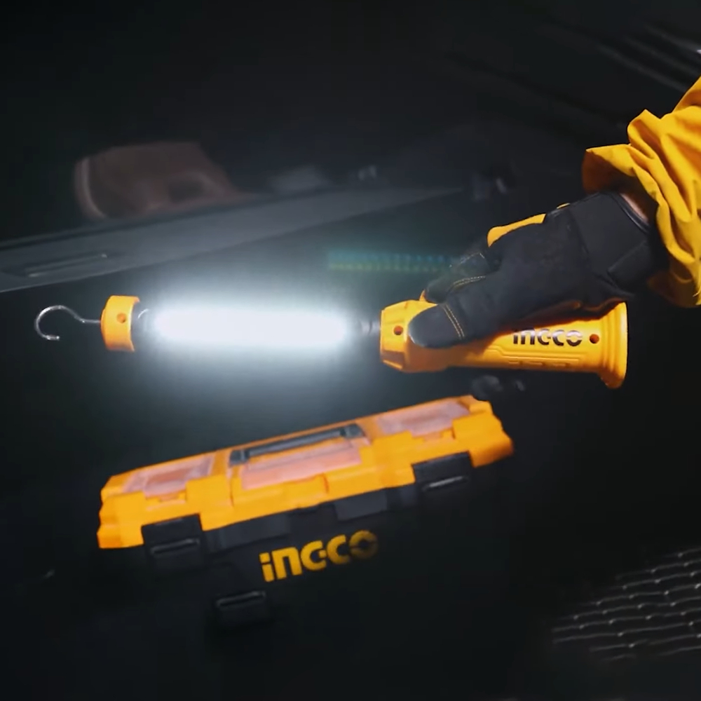KIT LLAVE DE IMPACTO BRUSHLESS INGCO 20V 400NM + LÁMPARA + DADOS + PUNTILLAS COSLI23048 - 5