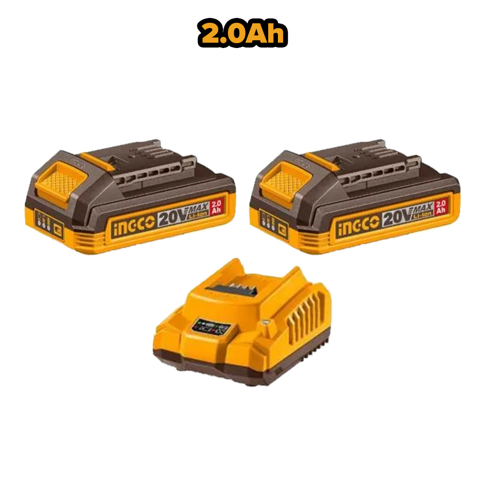KIT LLAVE DE IMPACTO BRUSHLESS INGCO 20V 400NM + LÁMPARA + DADOS + PUNTILLAS COSLI23048 - 7