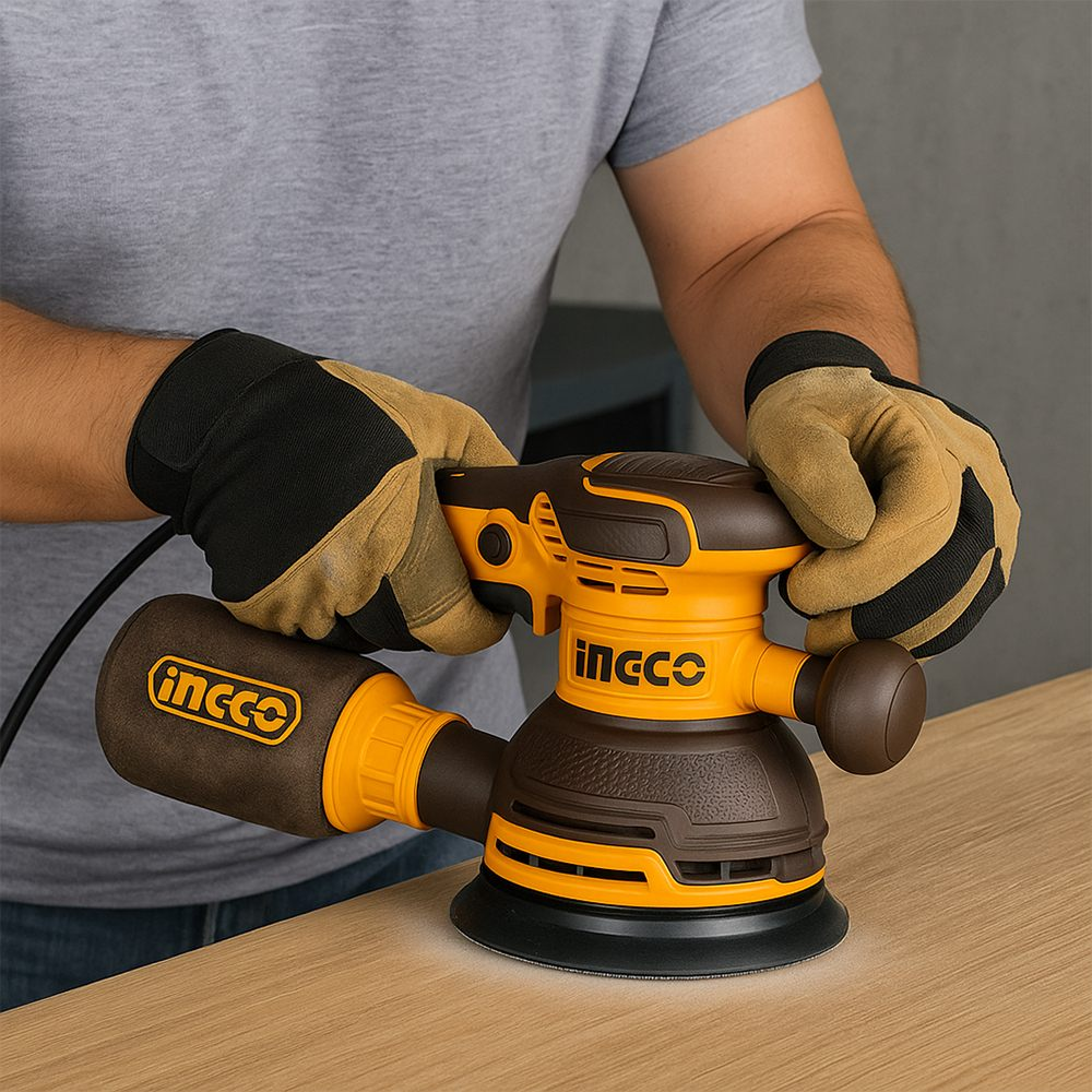 LIJADORA ROTO ORBITAL INGCO 450W 150MM 6” RS4516 - 4