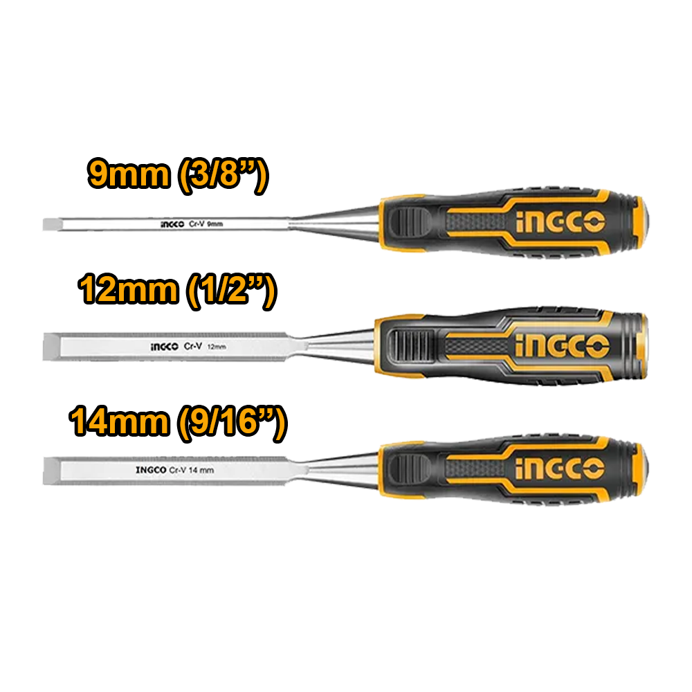KIT 10 HERRAMIENTAS PROFESIONALES PARA CARPINTERÍA INGCO COS230906 - 2