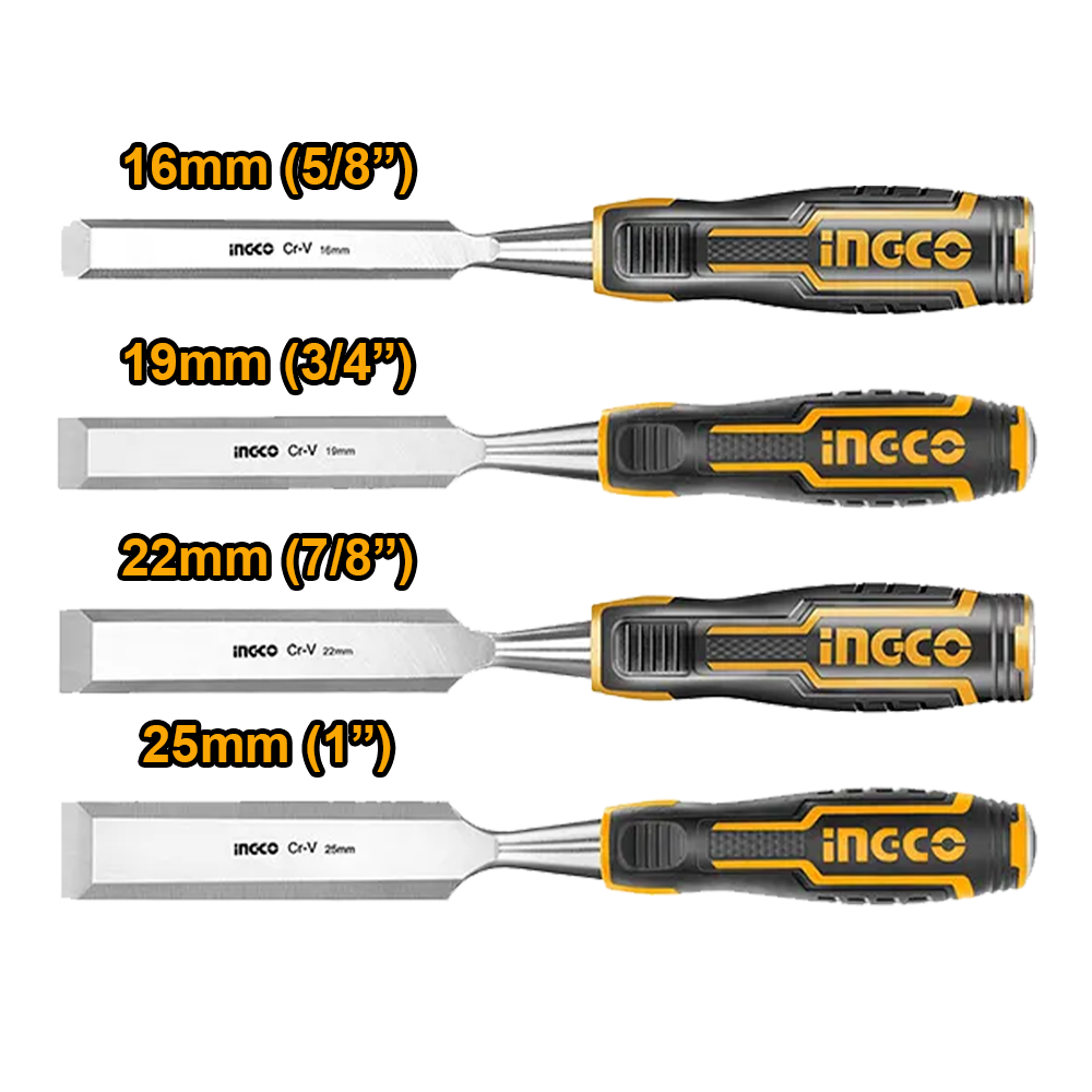 KIT 10 HERRAMIENTAS PROFESIONALES PARA CARPINTERÍA INGCO COS230906 - 3