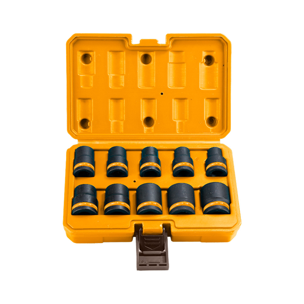 SET 10 DADOS DE IMPACTO INGCO 1/2' DE 10 A 24MM HKISSD12101 - 2
