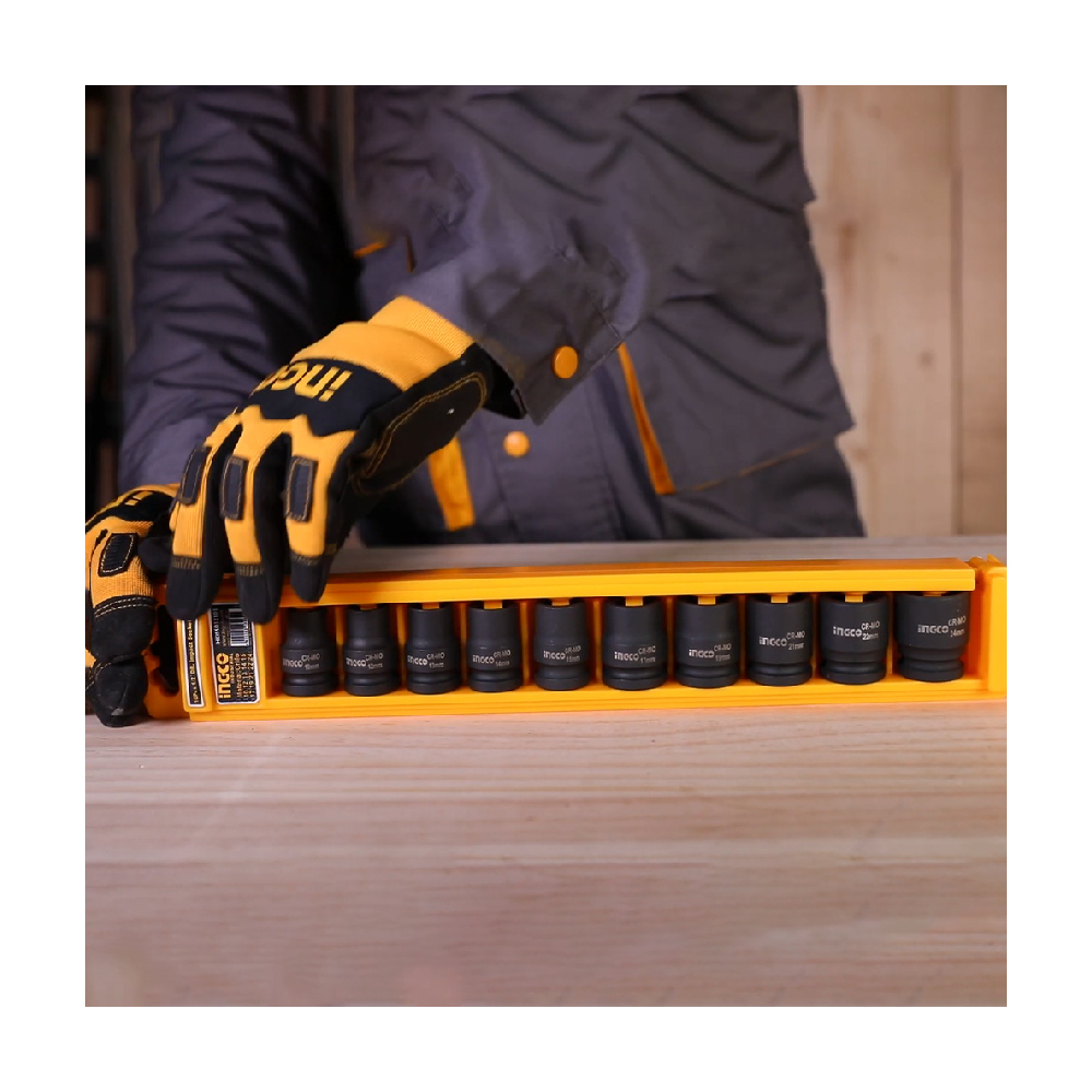 SET 10 DADOS DE IMPACTO INGCO 1/2' DE 10 A 24MM HKISSD12101 - 5