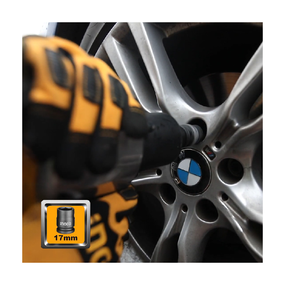 SET 10 DADOS DE IMPACTO INGCO 1/2' DE 10 A 24MM HKISSD12101 - 6