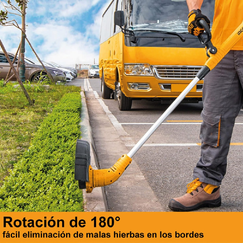 CORTADORA DE CÉSPED INGCO 20V 300MM CGTLI20018 - 6