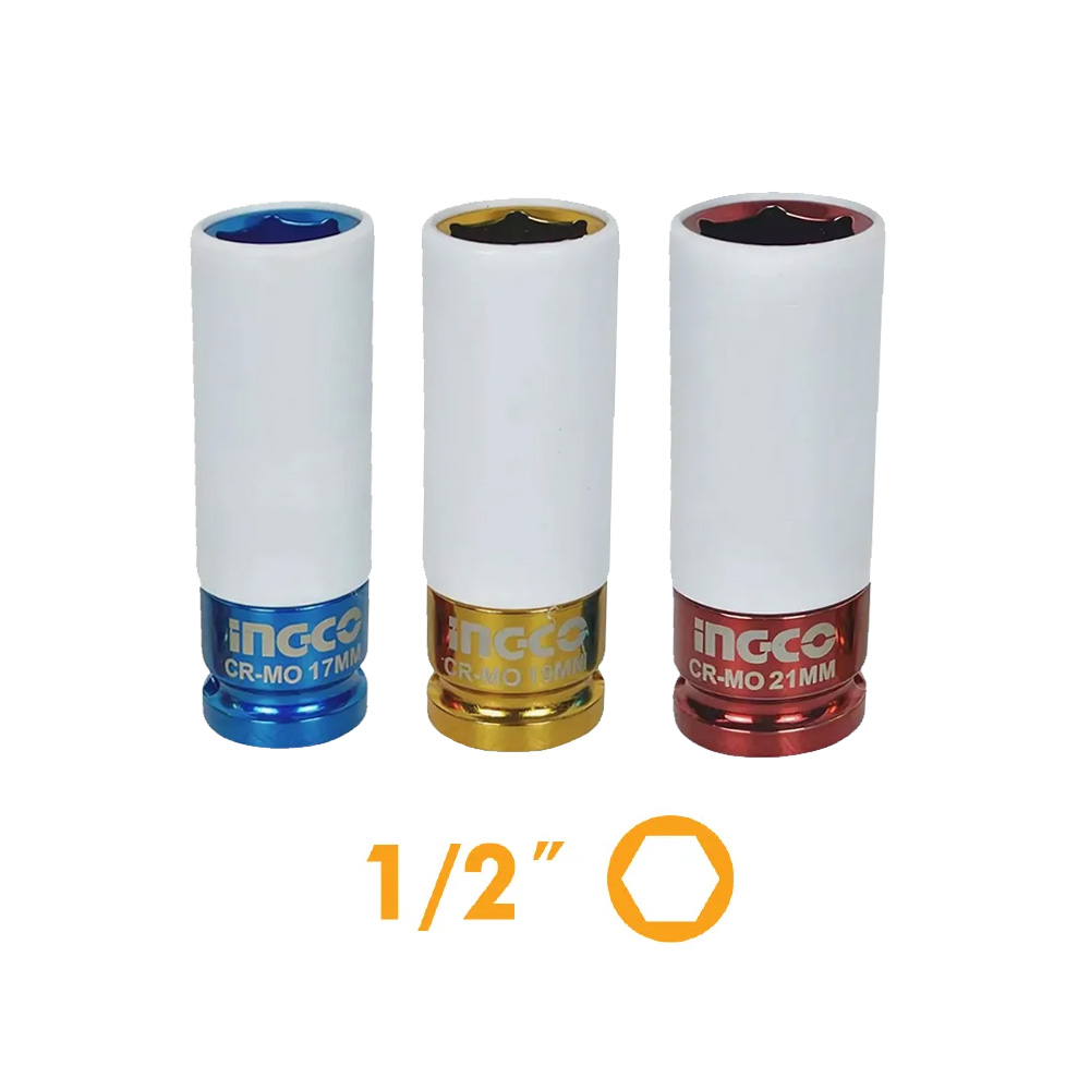 SET 3 DADOS PARA LLANTAS 1/2' INGCO HNMLNS031 - 3