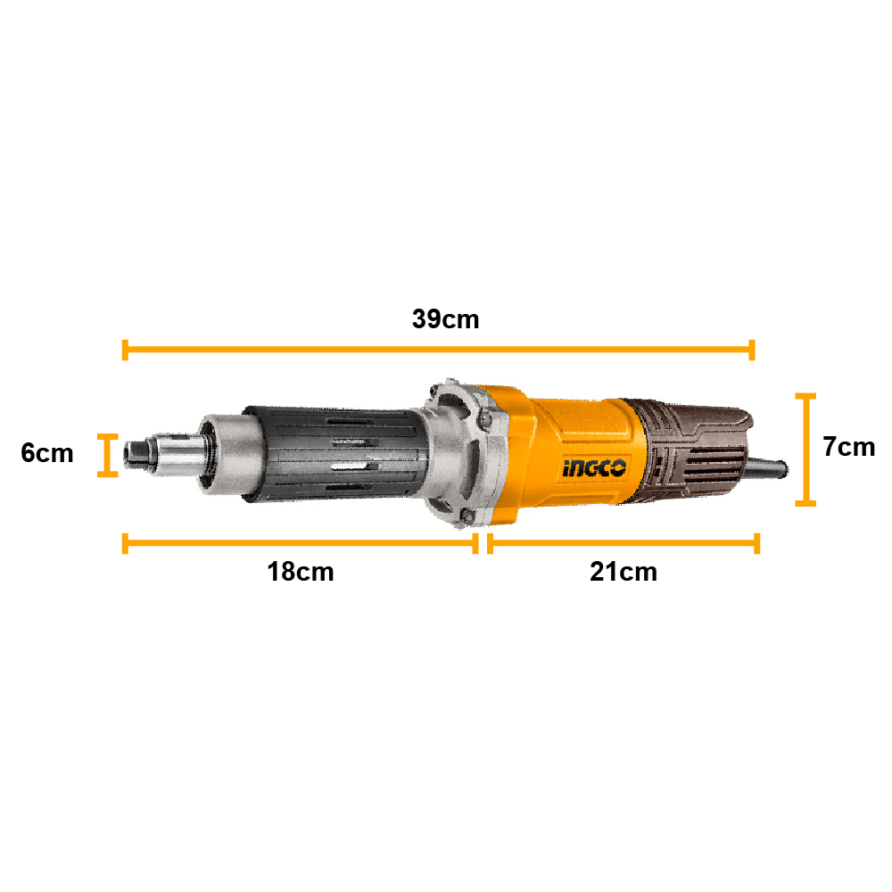 RECTIFICADORA INGCO 550W 6MM PDG5501 - 3