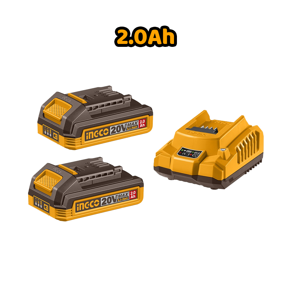 KIT PERCUTOR BRUSHLESS INGCO 66NM + ATORNILLADOR DE IMPACTO BRUSHLESS 20V 285NM CKLI20277 - 6
