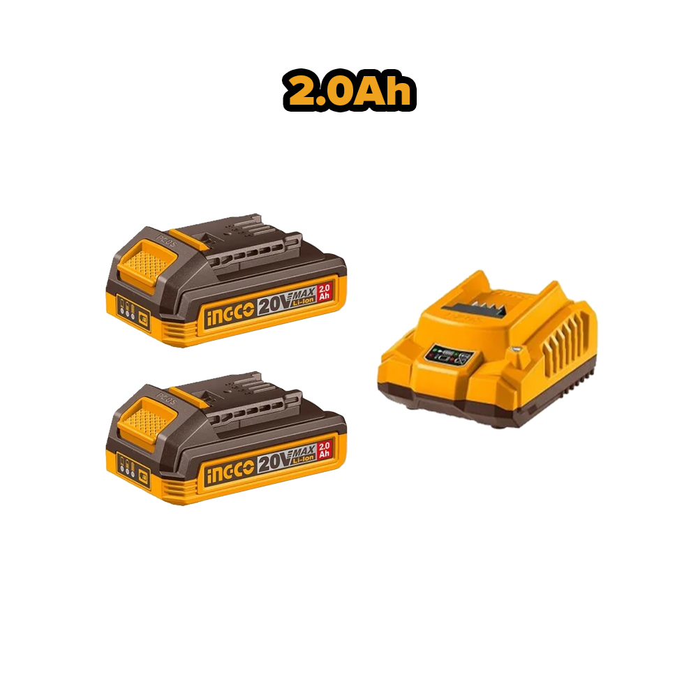 MOTOSIERRA INGCO 20V 8' 20CM 11M/S + 2 BATERÍAS 2.0AH + CARGADOR CGSLI20882 - 3