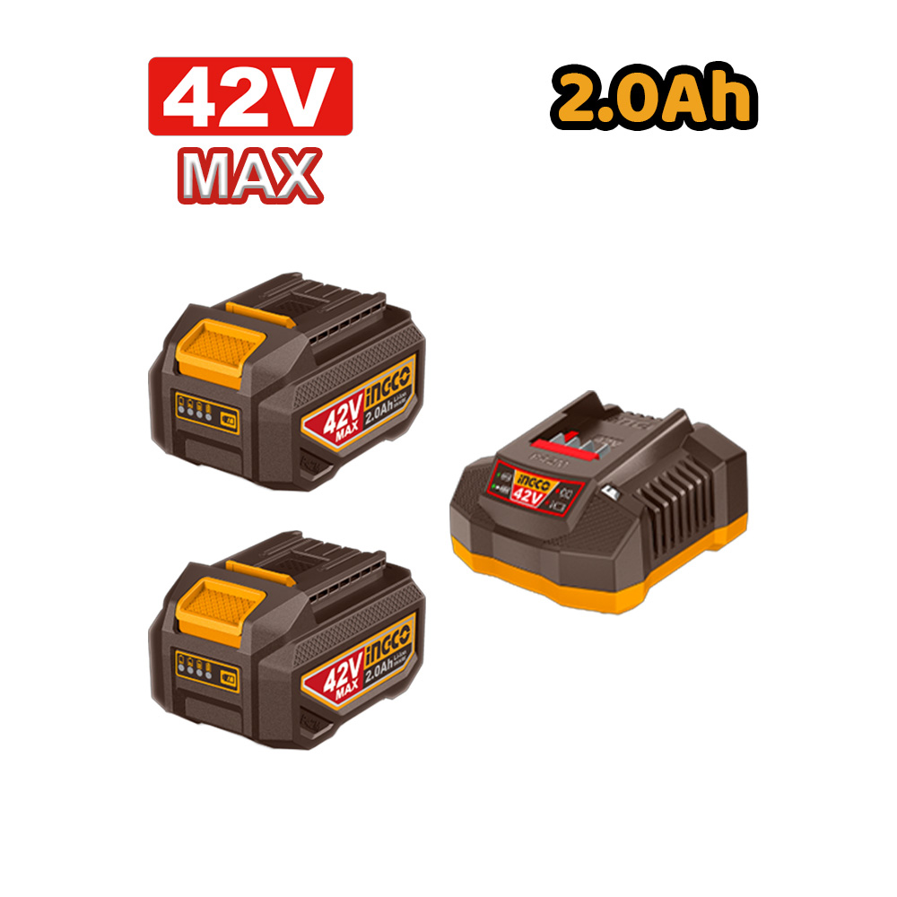 LLAVE DE IMPACTO BRUSHLESS INGCO 42V 600NM 1/2″ + 2 BATERÍAS + CARGADOR CIWLI42602 - 3
