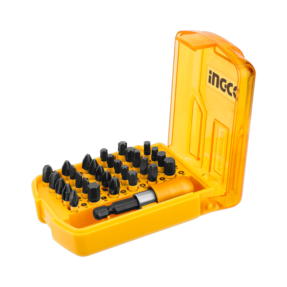 SET 30 PUNTAS DE IMPACTO PARA ATORNILLAR IMANTADAS CON EXTENSIÓN INGCO 25MM AKSD68303 - 4