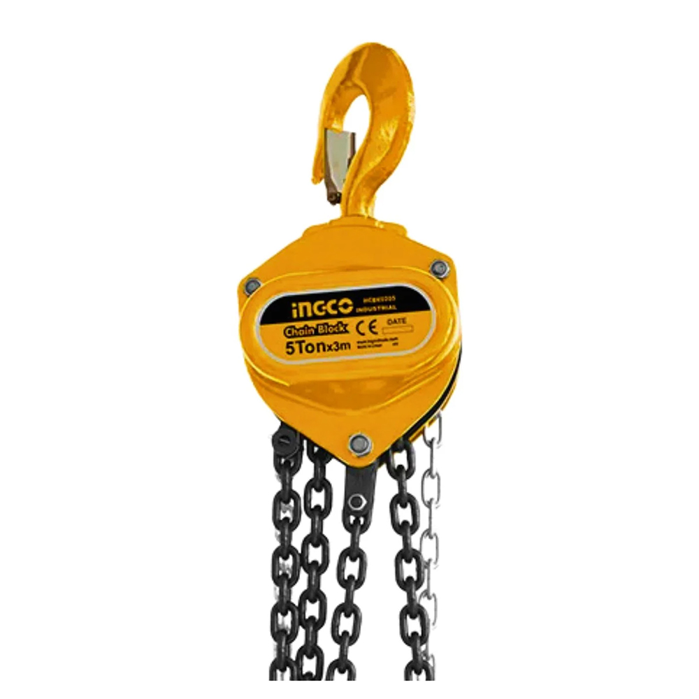 TECLE CON CADENA DE 5 TONELADAS INGCO HCBK0205 - 2