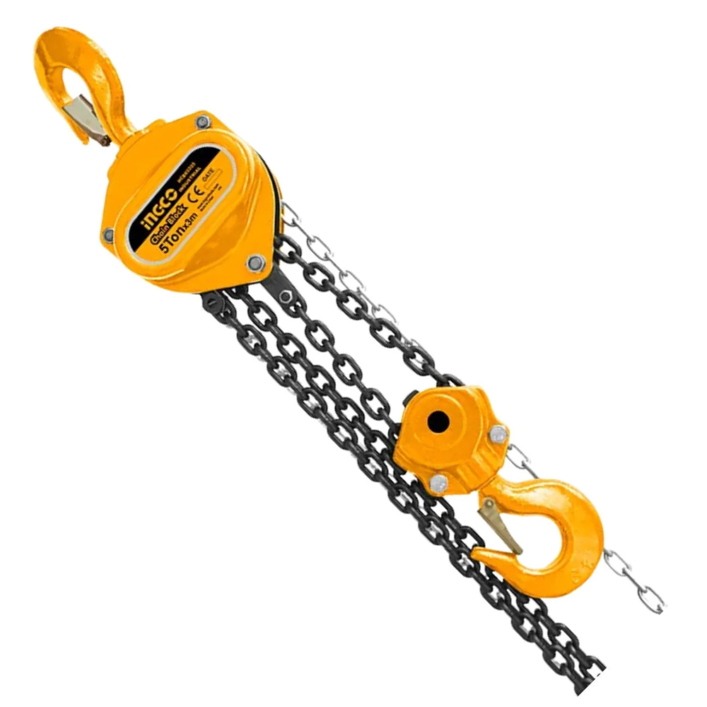 TECLE CON CADENA DE 5 TONELADAS INGCO HCBK0205 - 3