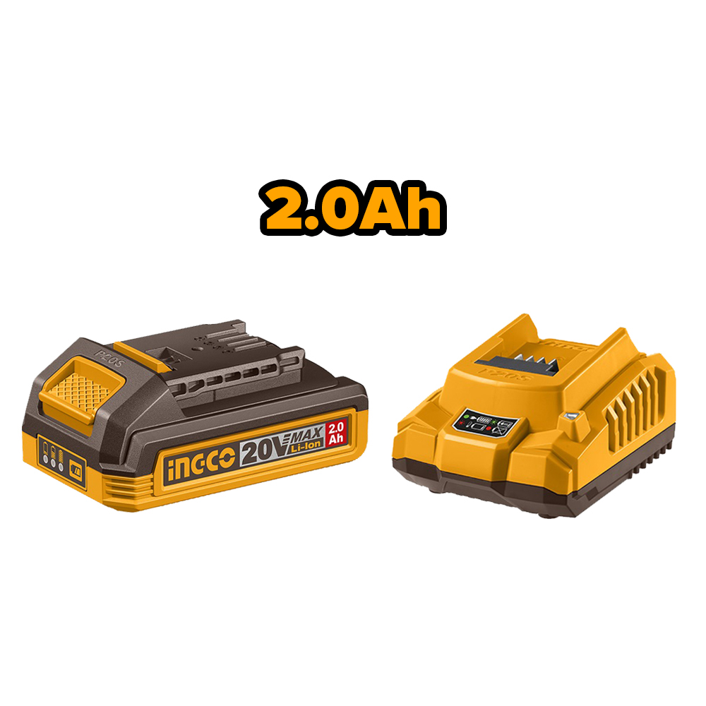 CLAVADORA INGCO 20V 18MM + BATERÍA + CARGADOR CSTLI3808 - 3