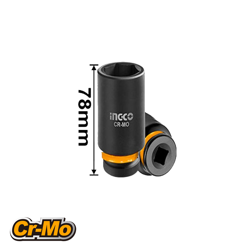 SET 14 DADOS DE IMPACTO LARGOS INGCO 1/2' HKISSD12143L - 3