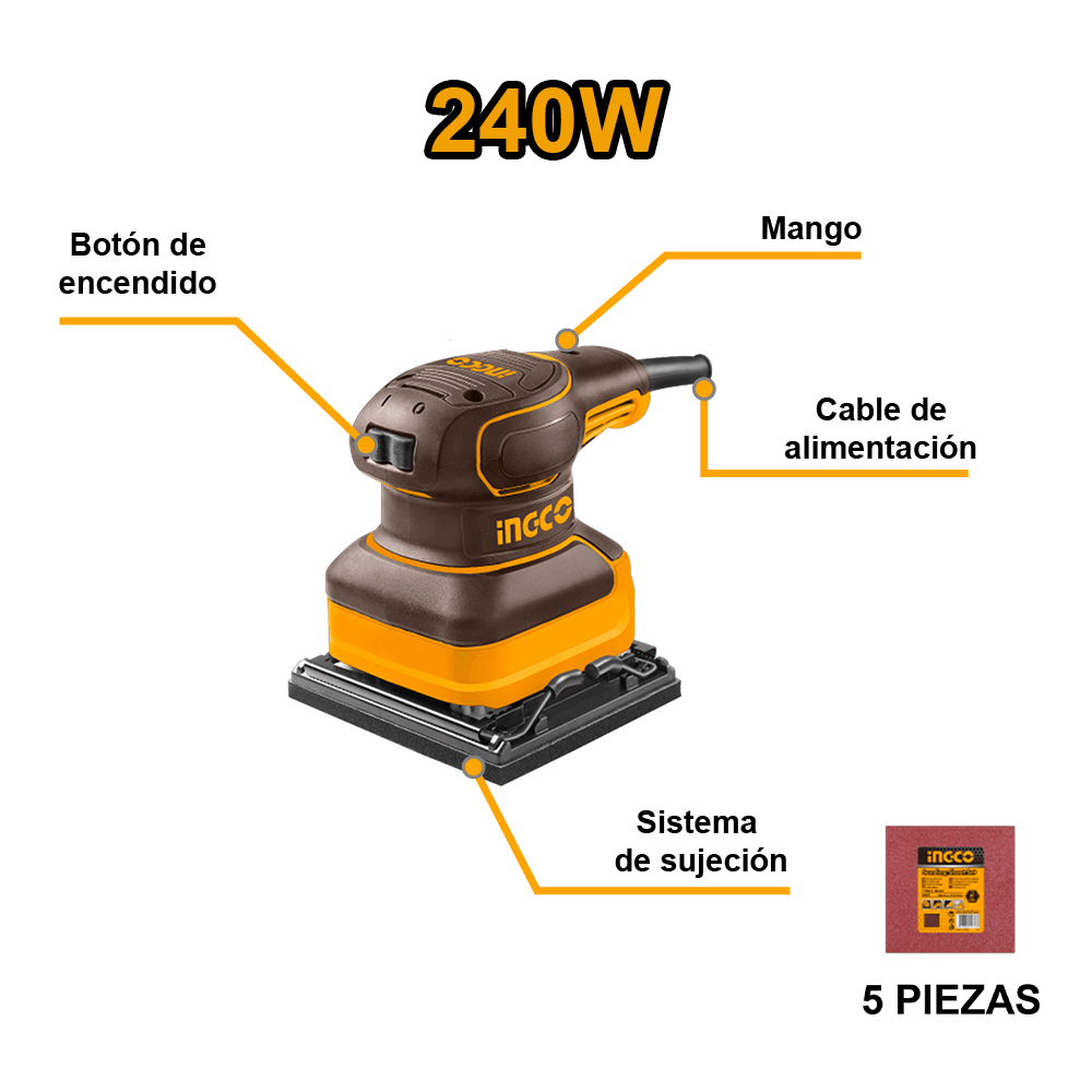COMBO RUTEADORA 600W PLM6001 + FRESAS AKRT1201 + SIERRA CALADORA 570W JS57028 + LIJADORA 240W PS2416 - 7