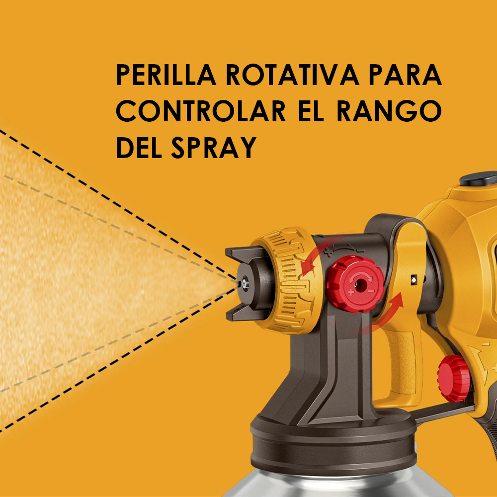 PISTOLA PARA PINTAR TANQUE INOXIDABLE ELÉCTRICA INGCO 530W SPG45061 - 5