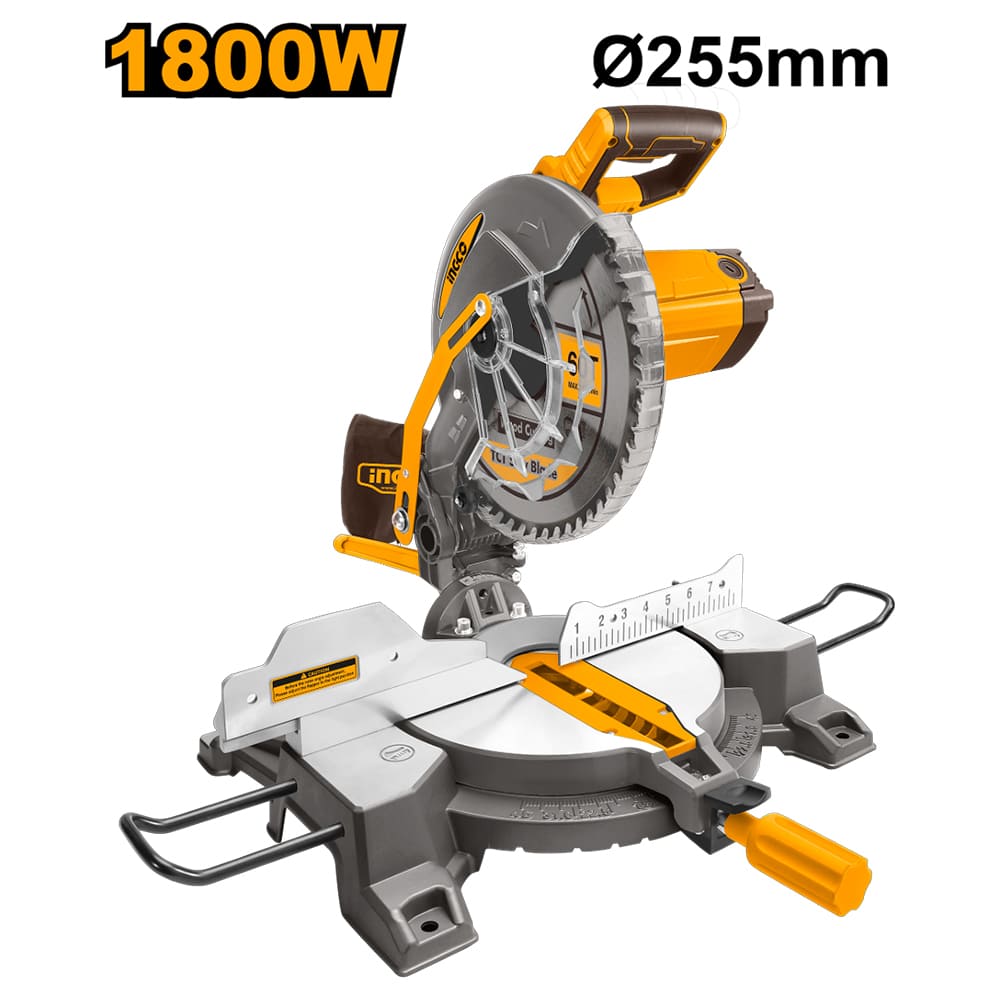 SIERRA INGLETEADORA INGCO 1800W 255MM 10' BMS18007 - 1