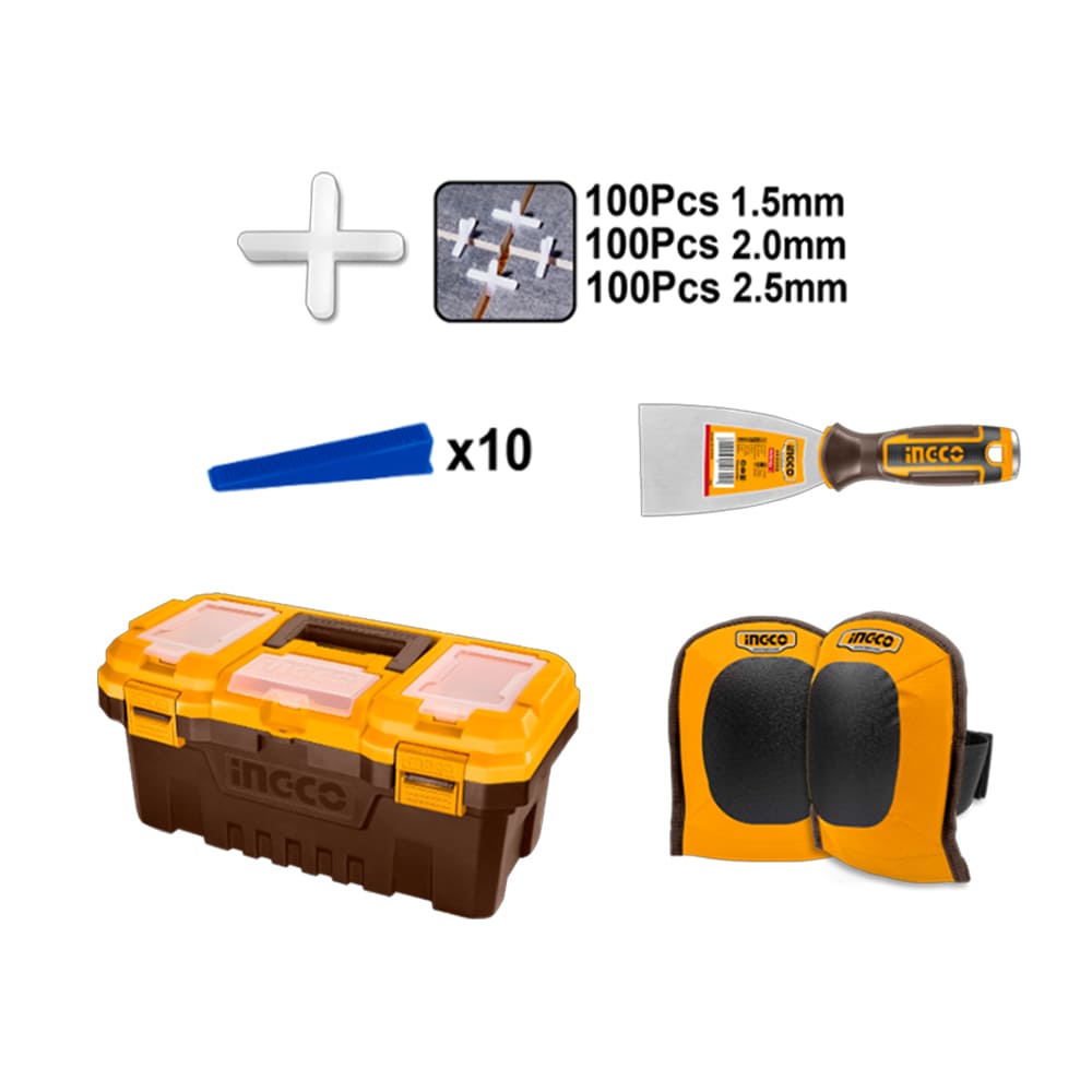 VENTOSA VIBRADORA PARA CERÁMICA INGCO 20V 130MM 1 BATERÍA CTVLI20018 - 4