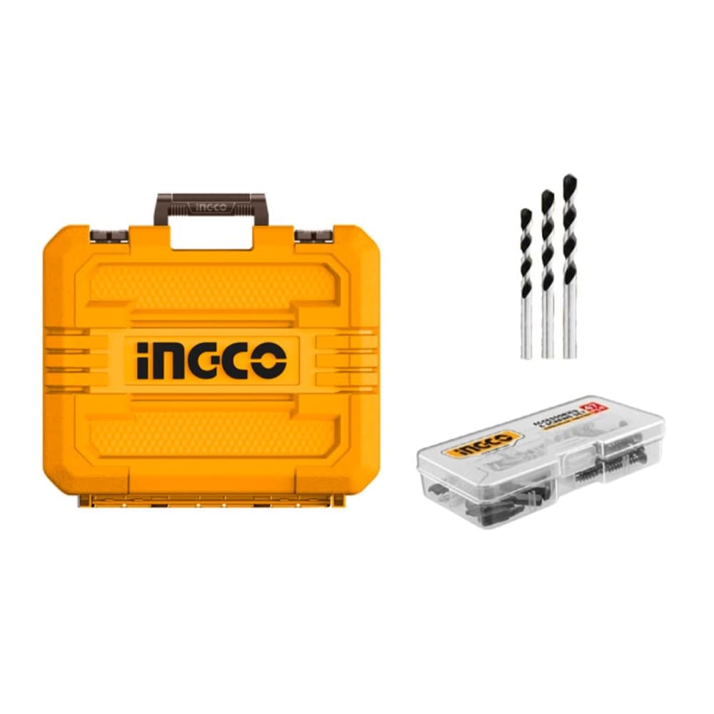 TALADRO ATORNILLADOR PERCUTOR BRUSHLESS CHUCK METÁLICO INGCO 20V 55NM + 2 BATERÍAS 2.0AH CIDLI20558 - 4